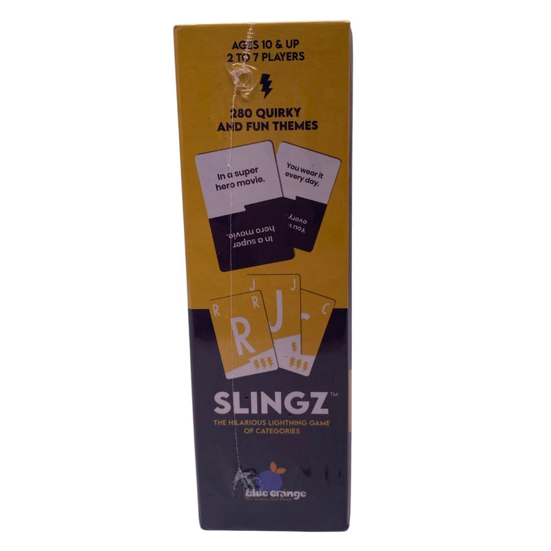 Slingz Card Game Blue Orange 280 Cards 4 Pack New