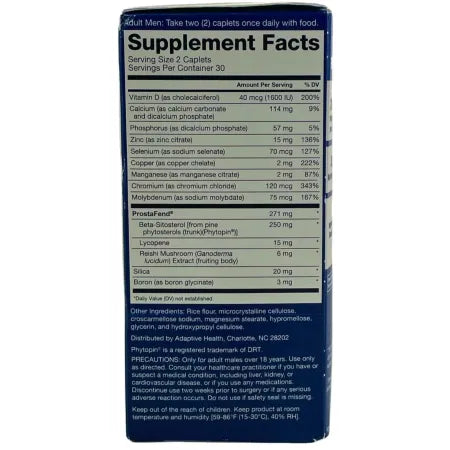 Super Beta Prostate Advanced Triple Action Support 60 Caplets 3 Pack Exp 2027