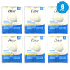 Dove Gentle Exfoliating Bar Soap 3.75oz Pack of 6 New