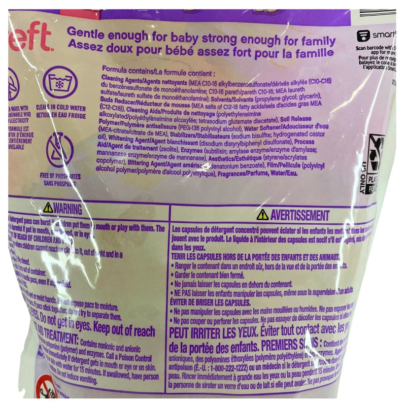 Dreft Laundry Detergent Pacs All Ages Lightly Scented Hypoallergenic 2 Pack New