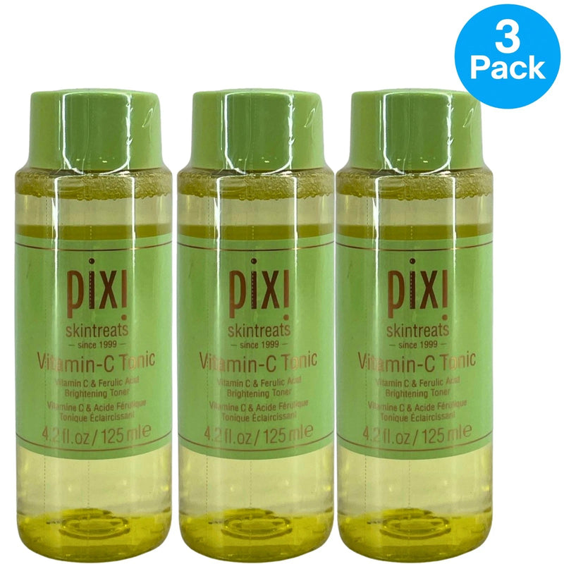Pixi Skintreats Vitamin-C Tonic Brightening Toner 4.2 oz 3 Pack New