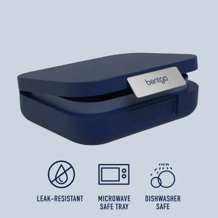 Bentgo Adults Bento Lunch Box Office Work Leak-Resistant Food Container, Blue 8