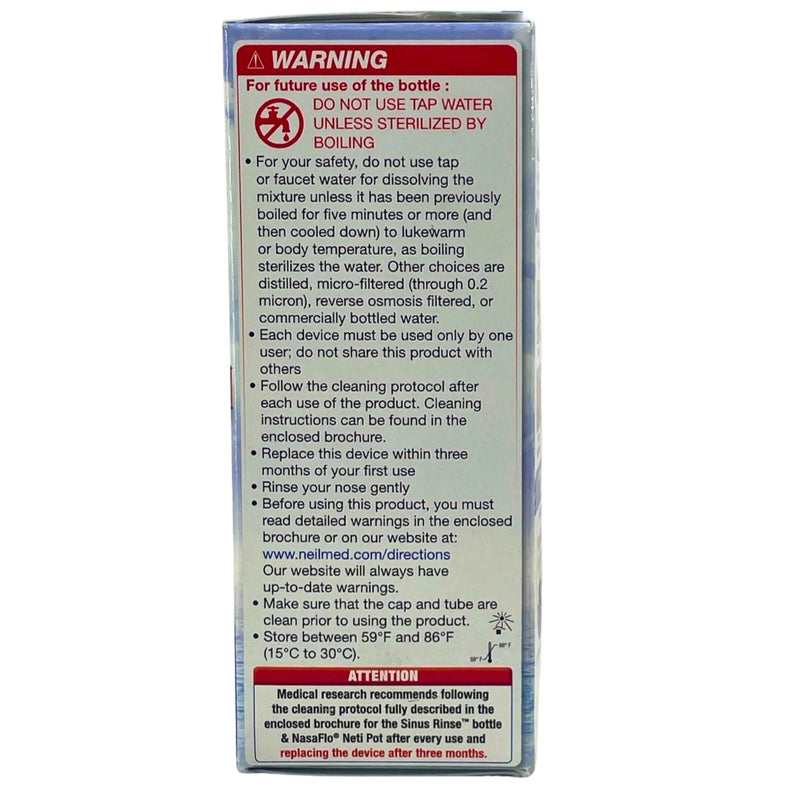 NeilMed SinuFlo ReadyRinse Premixed Nasal Wash 8 OZ Bottle 3 Pack New Exp 04/28