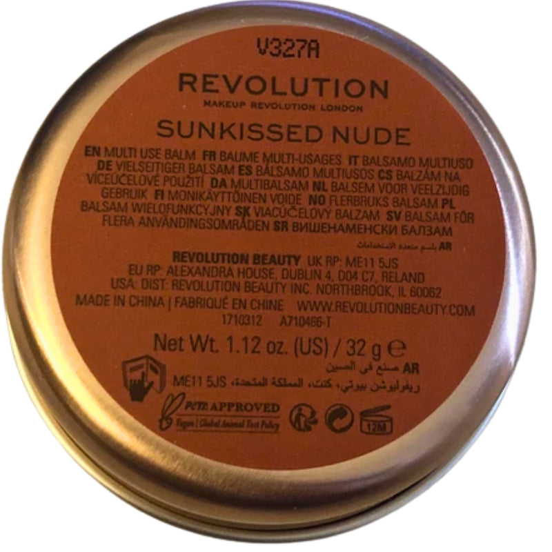 Makeup Revolution Balm Glow Shade Sunkissed Nude Multi-Use Balm for The Face NIB -1 Pack