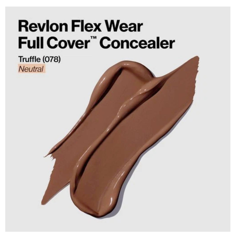 Revlon Colorstay Flex Wear Full Coverage Concealer 078 Truffle 24Hr Wear, 0.34oz - 1 Pack