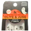 Olive & June Squoval Extra Short Halloween Spider Web 32 Ct - Press-On Nails - 1 Pack