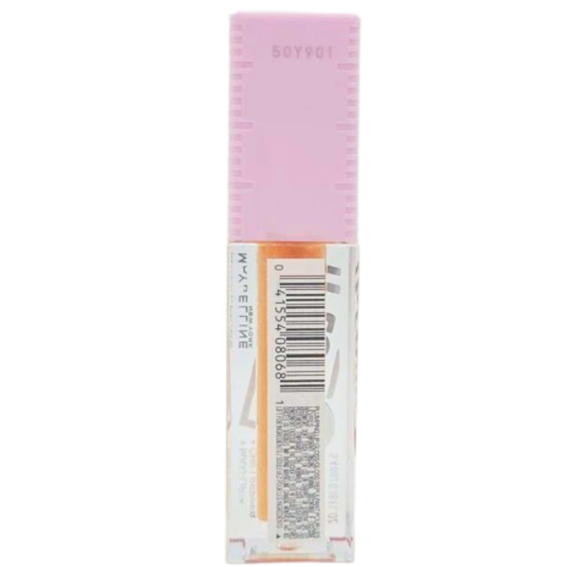 MAYBELLINE Lifter Gloss Lifter Plump, Plumping Lip Gloss, 008 HOT HONEY, 0.18oz - 1 Pack