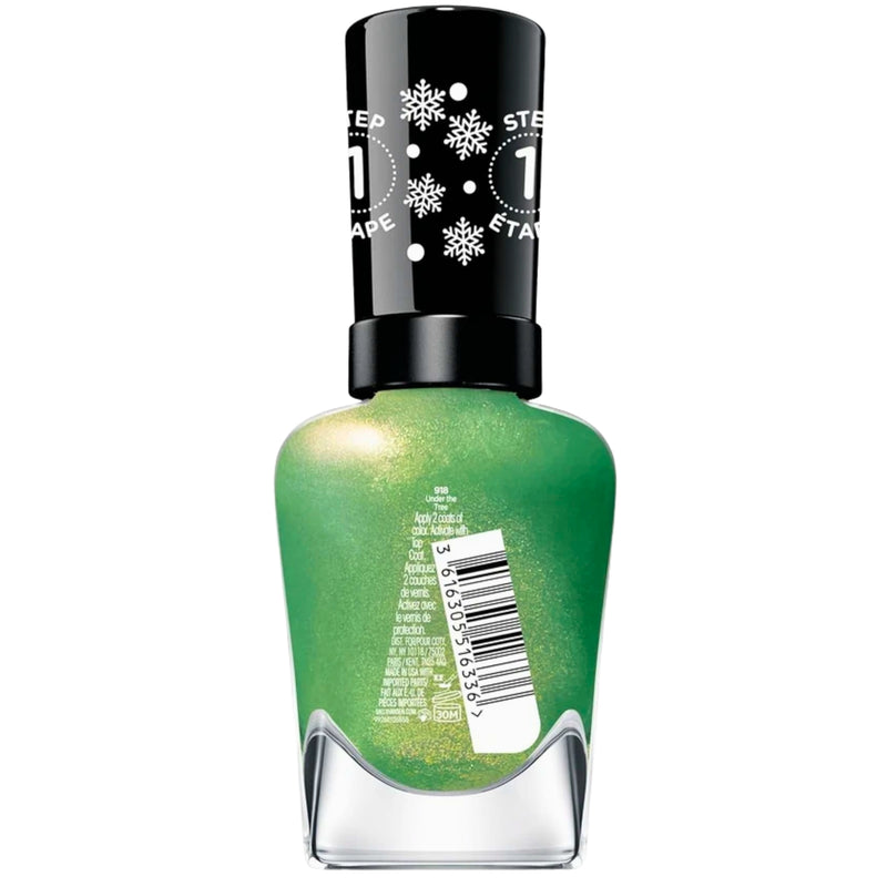 Sally Hansen Miracle Gel™, Under the Tree, Long Lasting, Green Glitter Nail, 0.50 oz - 1 Pack