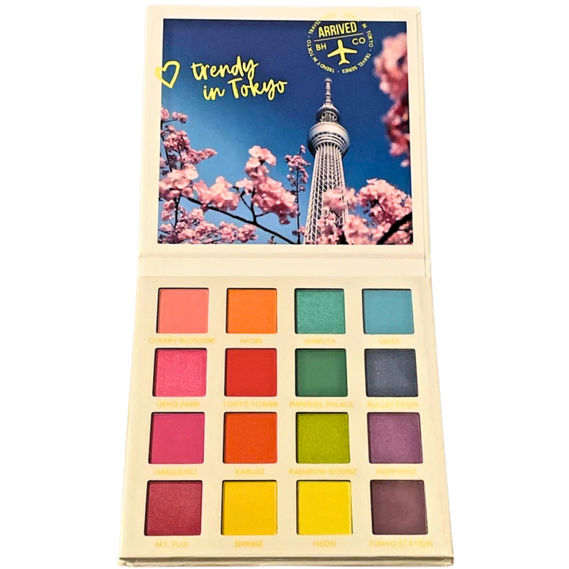 BH Cosmetics | TRENDY IN TOKYO | Eyeshadow Pastel 16-Color Palette - 1 Pack