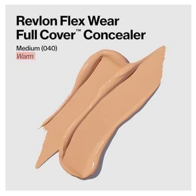 Revlon ColorStay Flex Wear Concealer, Full Coverage, 24HR Wear, 040 Medium, 034oz - 1 Pack