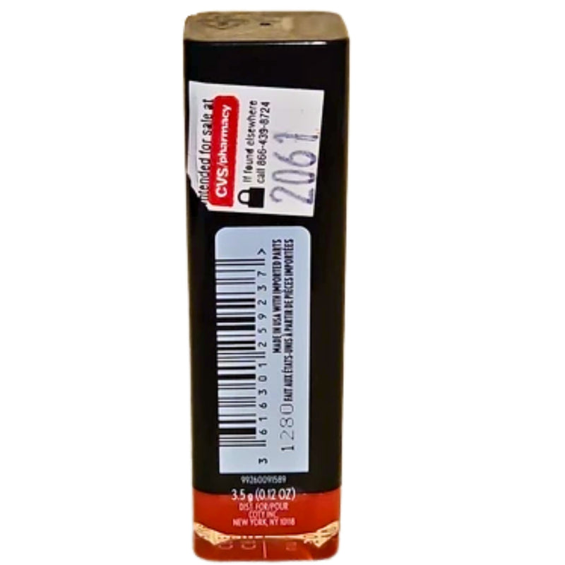 CoverGirl Exhibitionist Crème Cream Lipstick #500 Lit A Fire, 0.12oz - 1 Pack