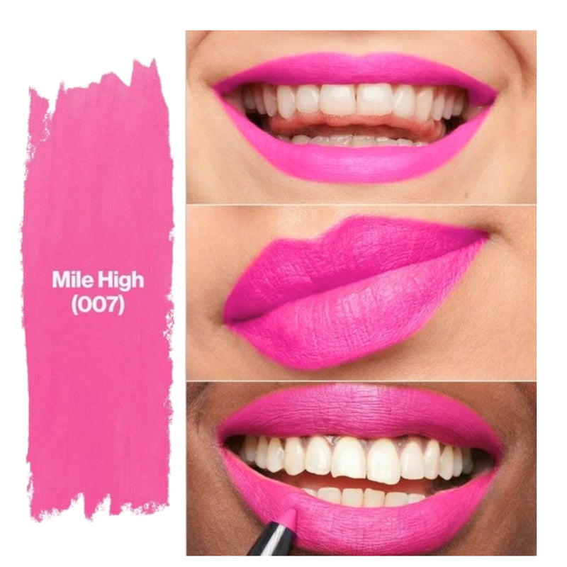 REVLON ColorStay Matte Lite Crayon Lipstick 007 Mile High, Long-Wearing, 0.049oz - 1 Pack