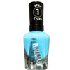 Sally Hansen Miracle Gel #053 Miami Ice (Ice Blue) Step1 No UV Light, 0.5 oz - 1 Pack
