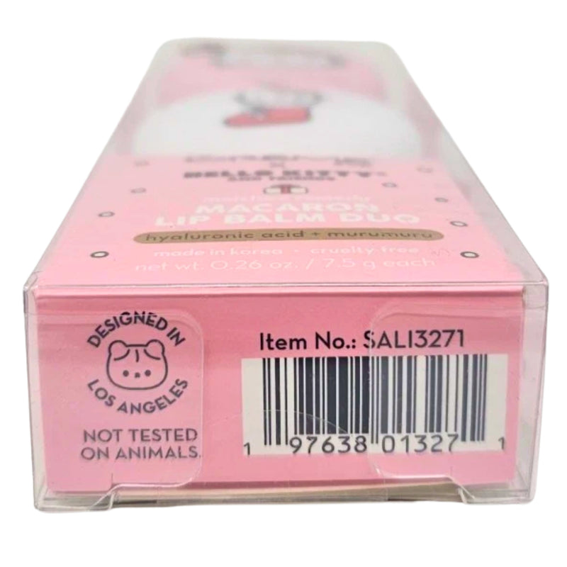 The Créme Shop x Hello Kitty & Friends Macaron Lip Balm Duo, Korean Lip Balm - 1 Pack