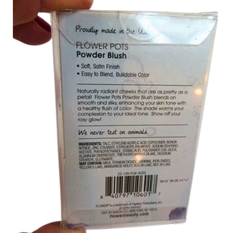FLOWER Beauty FLOWER POTS Powder Blush, Peach Primrose PB2 **New in Box**, 0.21 oz - 1 Pack
