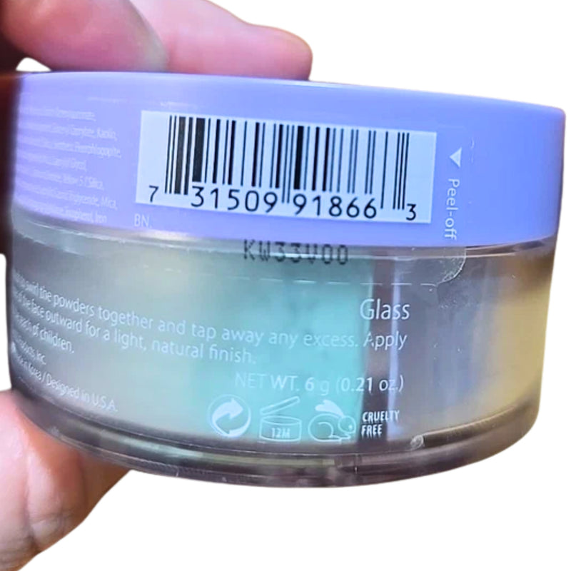 JOAH Glow Perfecting 3-In-1 Color Correcting Blend Powder, (Talc-Free), 0.21 oz - 1 Pack
