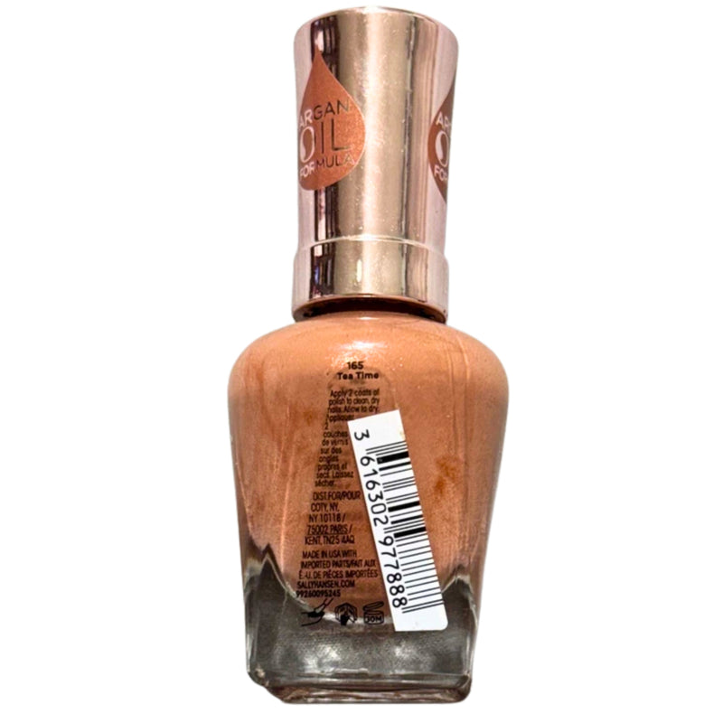 Sally Hansen Color Therapy Nail Polish 0.5oz Infused with Argan Oil 165 Tea Time - 1 Pack