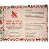 Olive And June Candy Cane Lane Mini Mani Set, 2 Nail Polish & 30 Nail Stickers - 1 Pack