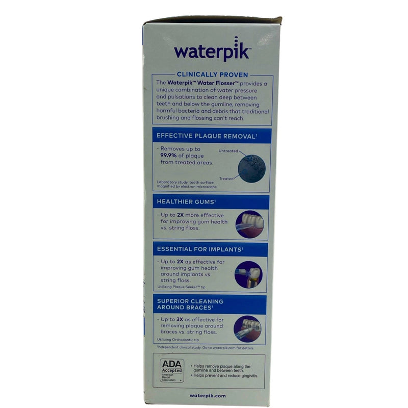 Waterpik Cordless Plus Water Flosser Jet Black Rechargeable Oral Care 2 Pack