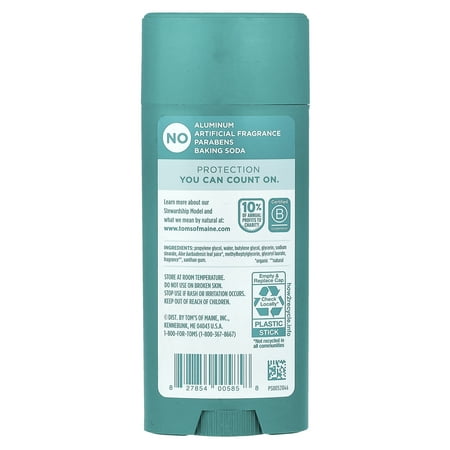 Tom's Aluminum-Free Deodorant – Pack of 4 (3.25 oz each)