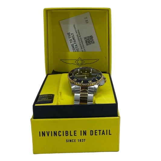 Invicta Men's Pro Diver Automatic 44mm Stainless Steel Watch, Black Dial, 36973