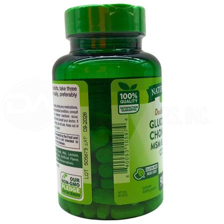 Nature’s Truth Glucosamine Chondroitin MSM & Turmeric Complex 90 Caplets New