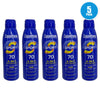 Coppertone Sport SPF 70 Sunscreen Spray 5.5 Oz Exp 04/27 Pack of 5 New