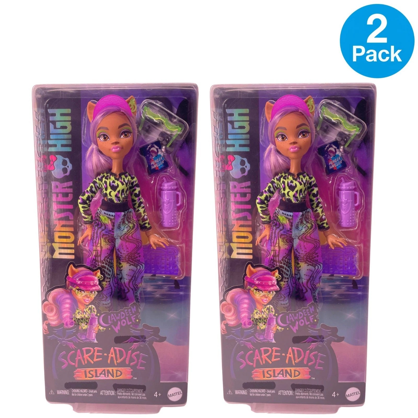 Monster High Clawdeen Wolf Doll 2 Pack New