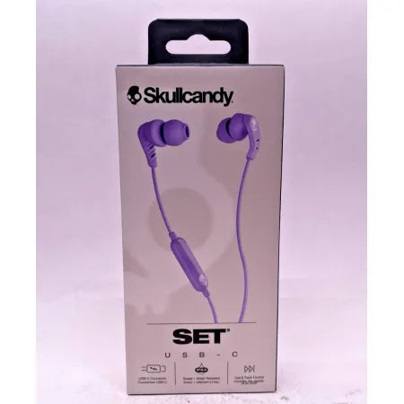 5 Pk Skullcandy Set USB-C Wired Earbuds with Noise Isolating Fit