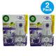 Air Wick Lavender & Chamomile Plug In Warmer + Refill 2 Pack New