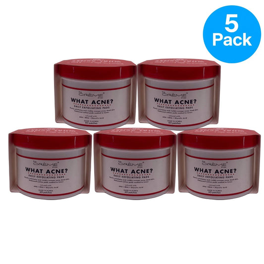 The Crème Shop What Acne Daily Exfoliating Pads 60 Pads 5 Pack New