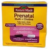 Nature Made Prenatal Multi Choline Folic 240 Total Exp 04/27 Pack of 2 New