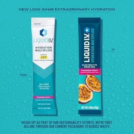Liquid I.V. Hydration Multiplier Passion Fruit 10ct 1 Pack New Sep/2025 2