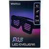 Vivitar RGB LED Eyewear Light Up Glasses 10 Animations USB Rechargeable 1 Pack