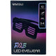 Vivitar RGB LED Eyewear Light Up Glasses 10 Animations USB Rechargeable 1 Pack