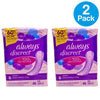 Always Discreet Extra Heavy Long Incontinence Pads 2-Pack 90 Count Product