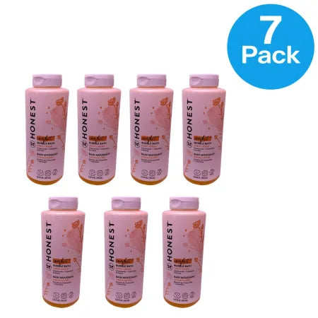 The Honest Company Comfort Bubble Bath Sweet Cream 12 fl oz bottles in 7-pack bundle with natural ingredients
