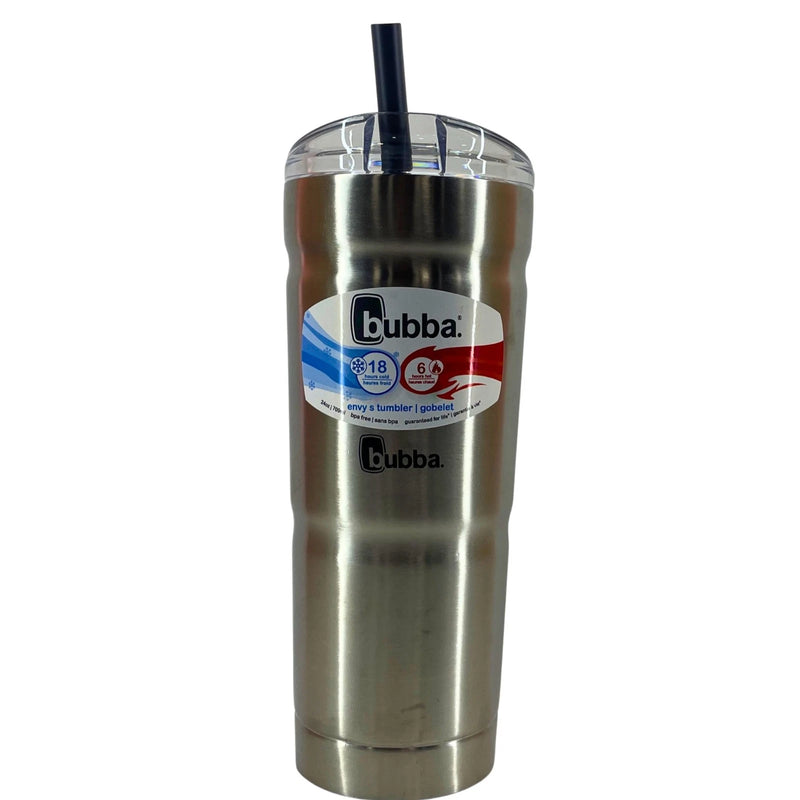 Bubba Envy S Stainless Steel Tumbler with Straw 24 OZ Insulated Vacuum 1 Pack