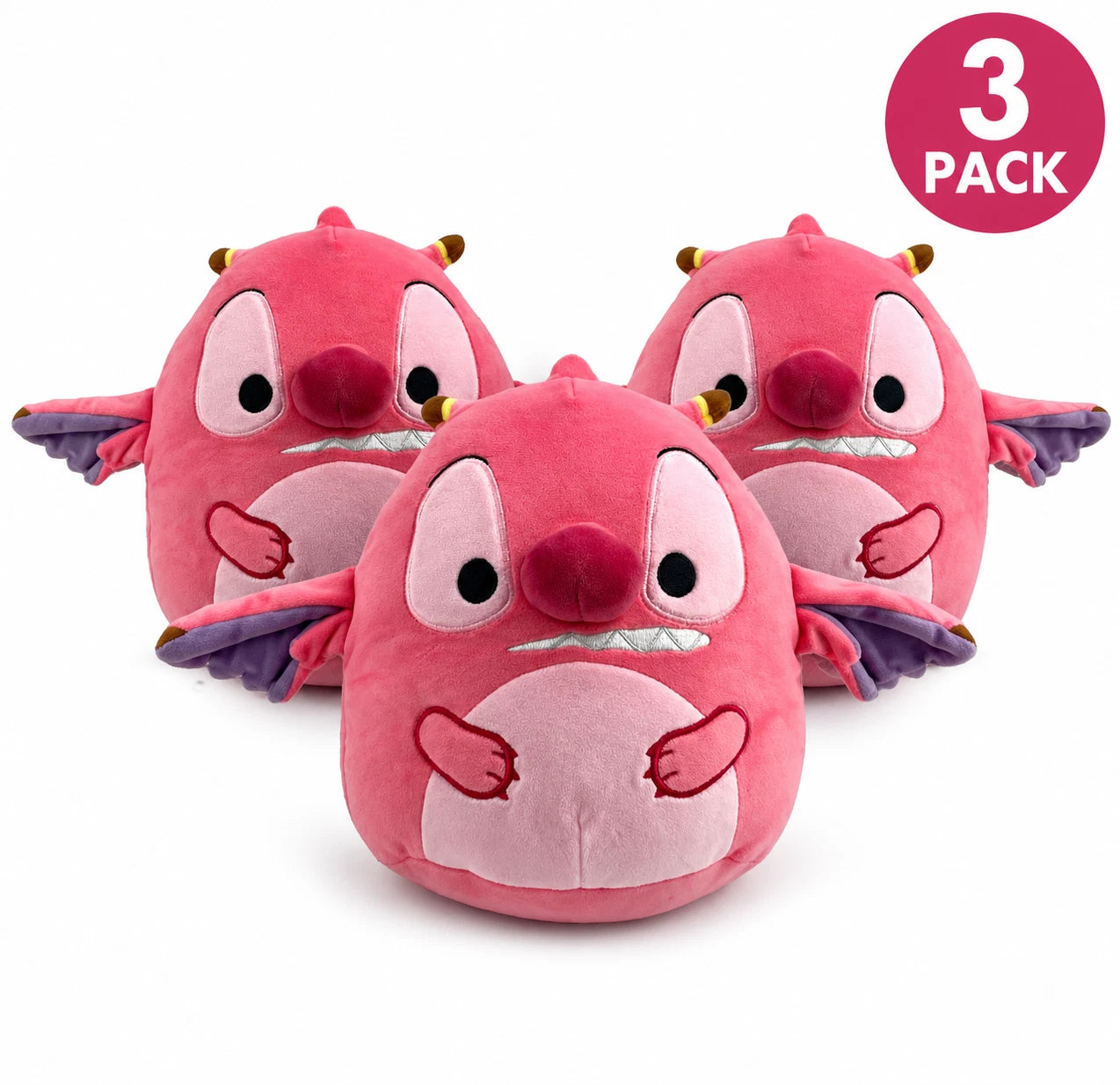 Squishmallows Disney Lilo & Stitch Angel Experiment 624 10 Inch Plush 3 Pack 1