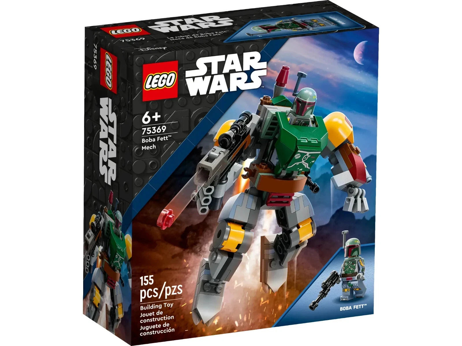 LEGO Star Wars Boba Fett Mech 75369 Building Toy 155 Pieces 1 Pack New 1