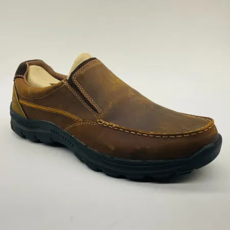 Skechers Braver Rayland Slip On Loafer Dk. Brown Men's Size 12 Leather 64502/CDB 4
