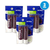 Nivea Blackberry Tinted Lip Care Balm 6 Total Pack of 3 New