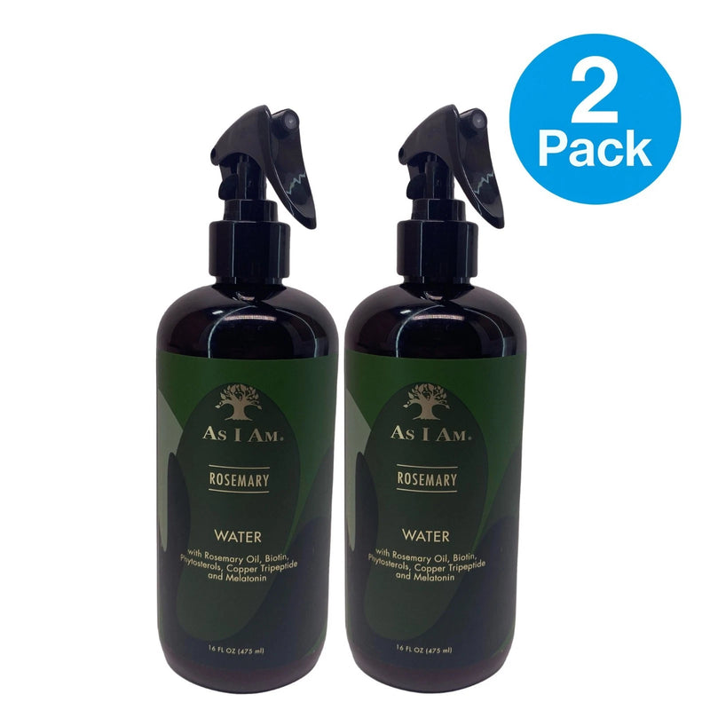 As I Am Rosemary Water Hair & Scalp Spray 16 fl oz 2 Pack New