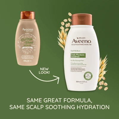 Aveeno Scalp Soothing Oat Milk Shampoo – Pack of 3 (12 oz each)