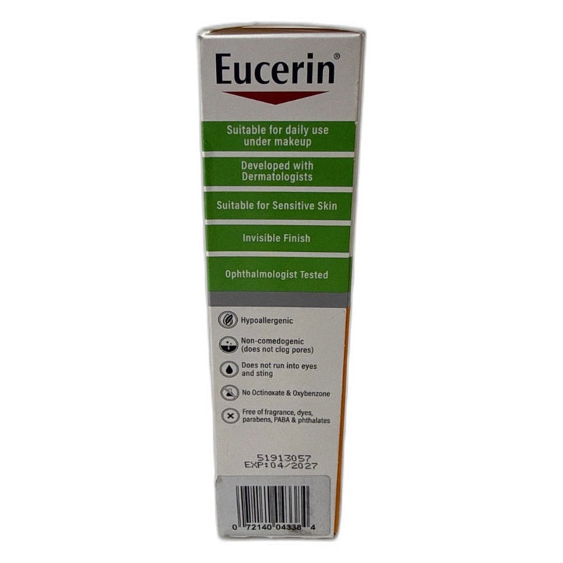 Eucerin Clear Skin Acne Prone Sunscreen Broad Spectrum Exp 04/27 Pack of 3 New