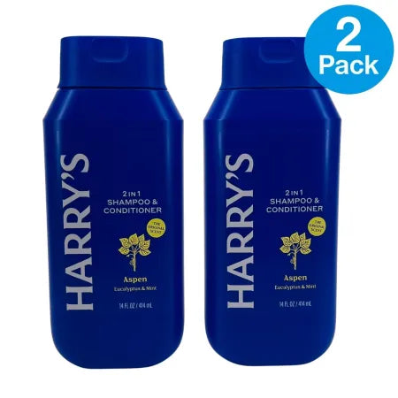 Harry’s 2 in 1 Shampoo & Conditioner 14 fl oz 2 Pack New
