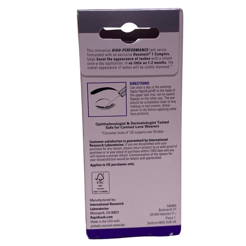 Rapid/Lash Eyelash Enhancing Serum Growth Conditioner, New 3 Pack
