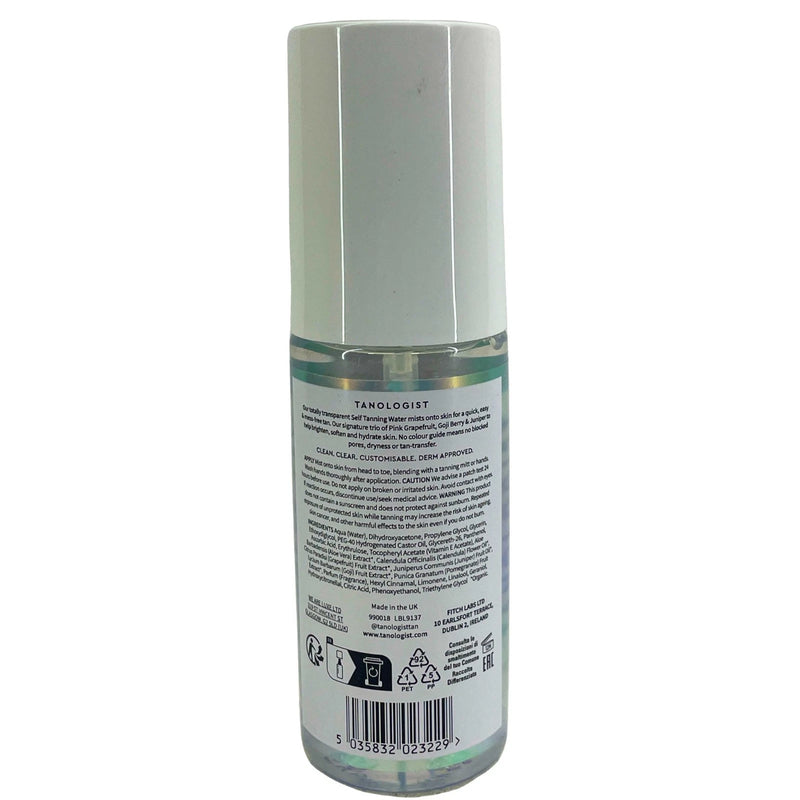 Tanologist Express Tan Self Tan Water - Medium - 3.38 oz - 4 Pack Bundle