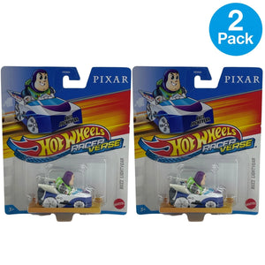 Hot Wheels RacerVerse Disney Pixar Buzz Lightyear Die-Cast Car 2 Pack New