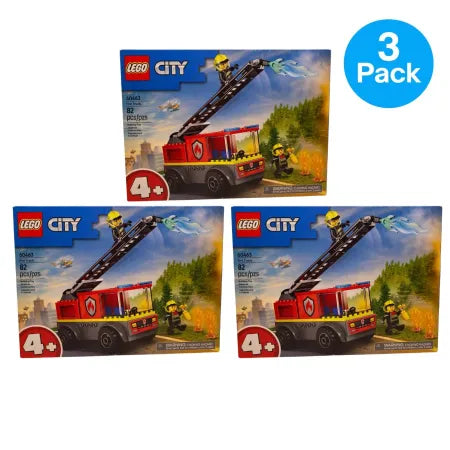 LEGO City Fire Truck 60463 82pcs 3 Pack New